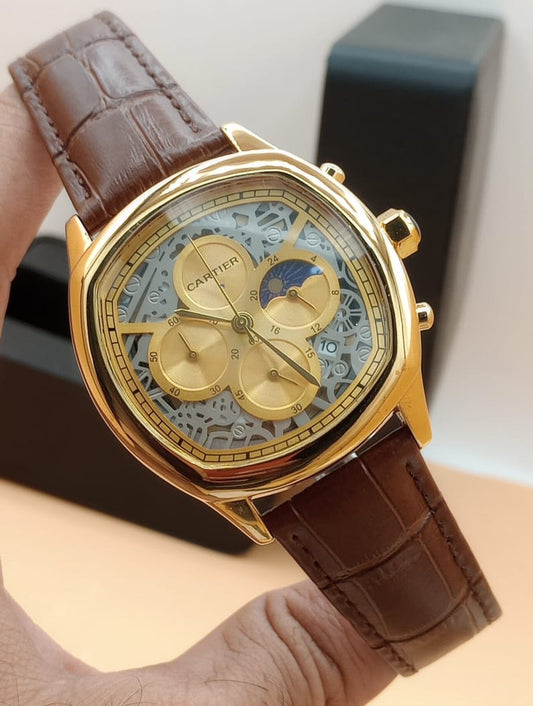 Cartier Chronograph & Moongraph (Premium Quality)